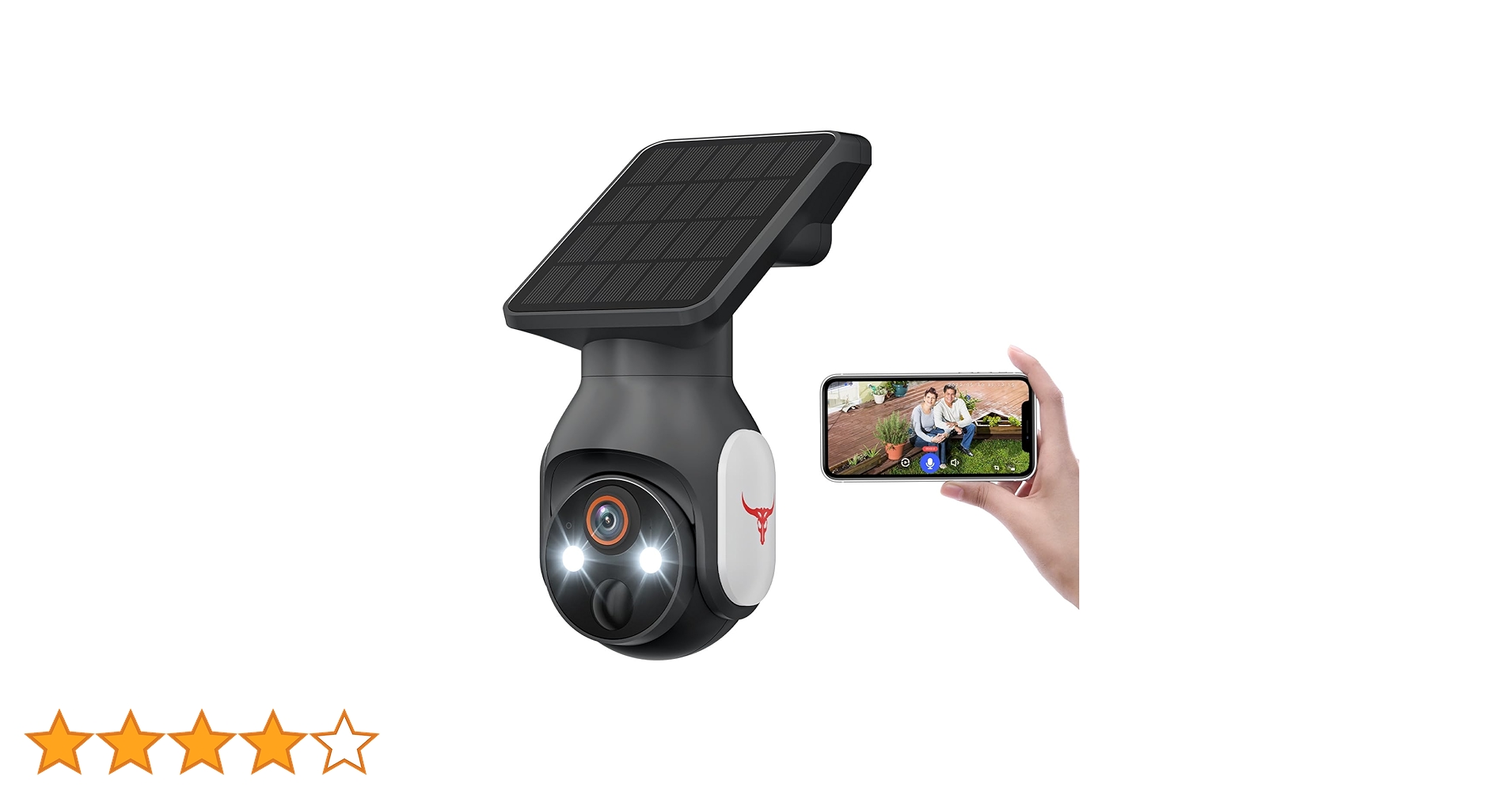 セキュリティカメラ　ソーラー一体型 防犯カメラ フルHD 高画質 防水通話対応 Amazon.co.jp: 2K 防犯カメラ 屋外 ソーラー 高効率ソーラー充電